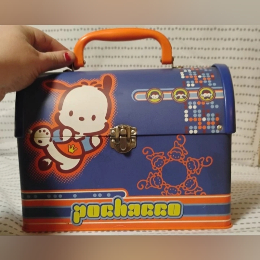 Vintage RARE Sanrio Pochacco Metal Trinket Storage Box(Make Me A ReasonableOffer